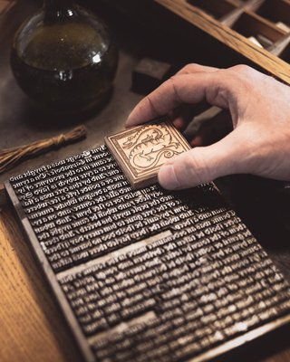 Letterpress and woodcut printing